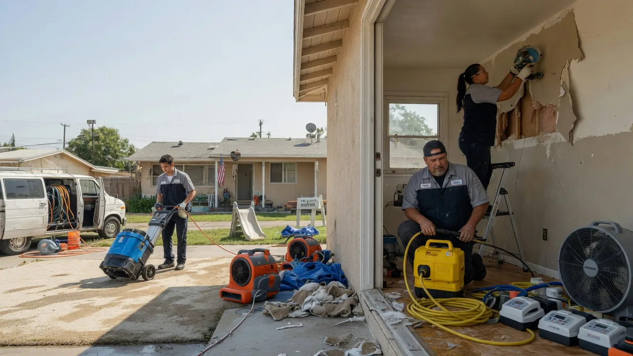 Water Damage Restoration in Twin Oaks, OK near me